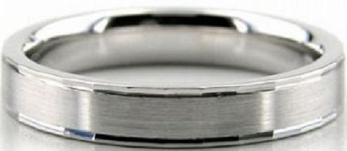 14K White Gold Mens and Womens  Wedding Bands