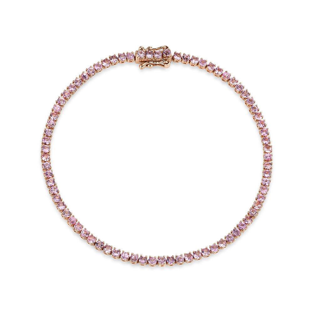 PINK SAPPHIRE HEPBURN BRACELET