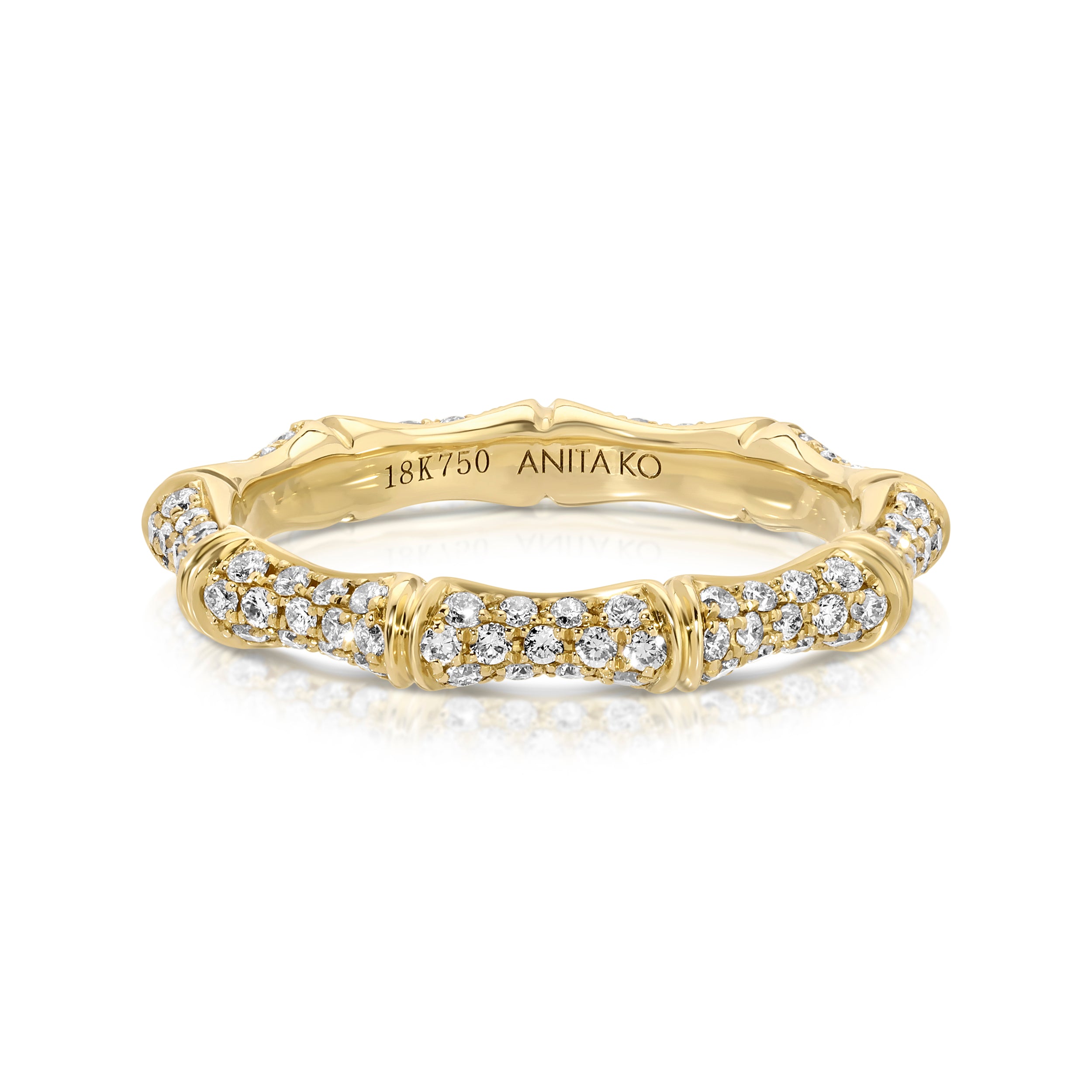 DIAMOND BAMBOO RING