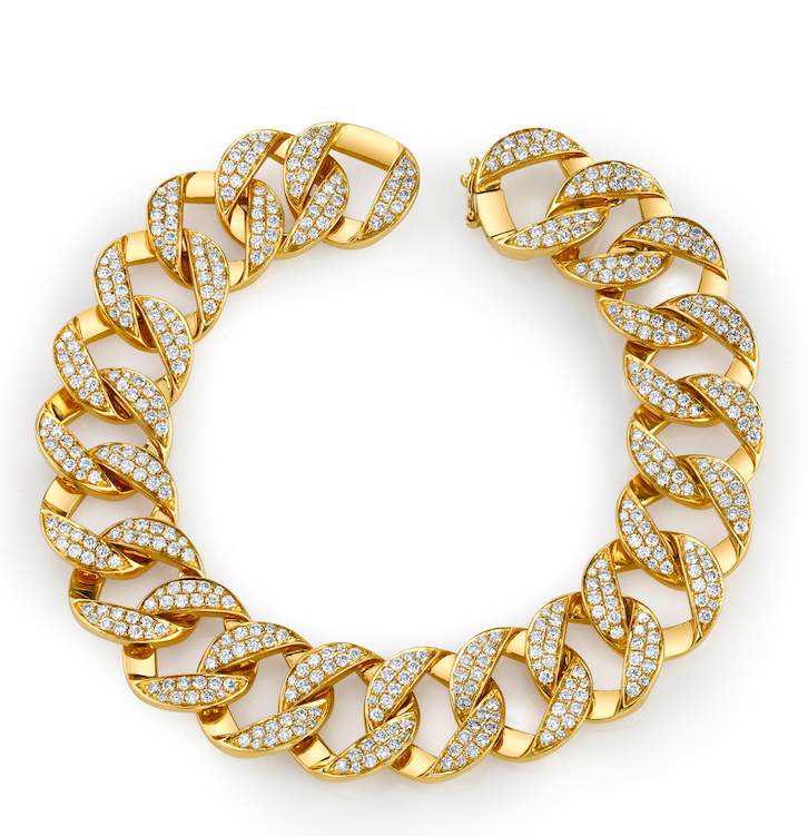HEMINGWAY DIAMOND CHAIN LINK BRACELET