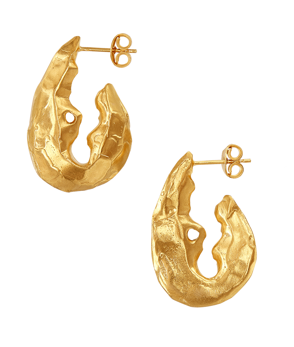 The Gilded Crustacean Hoops