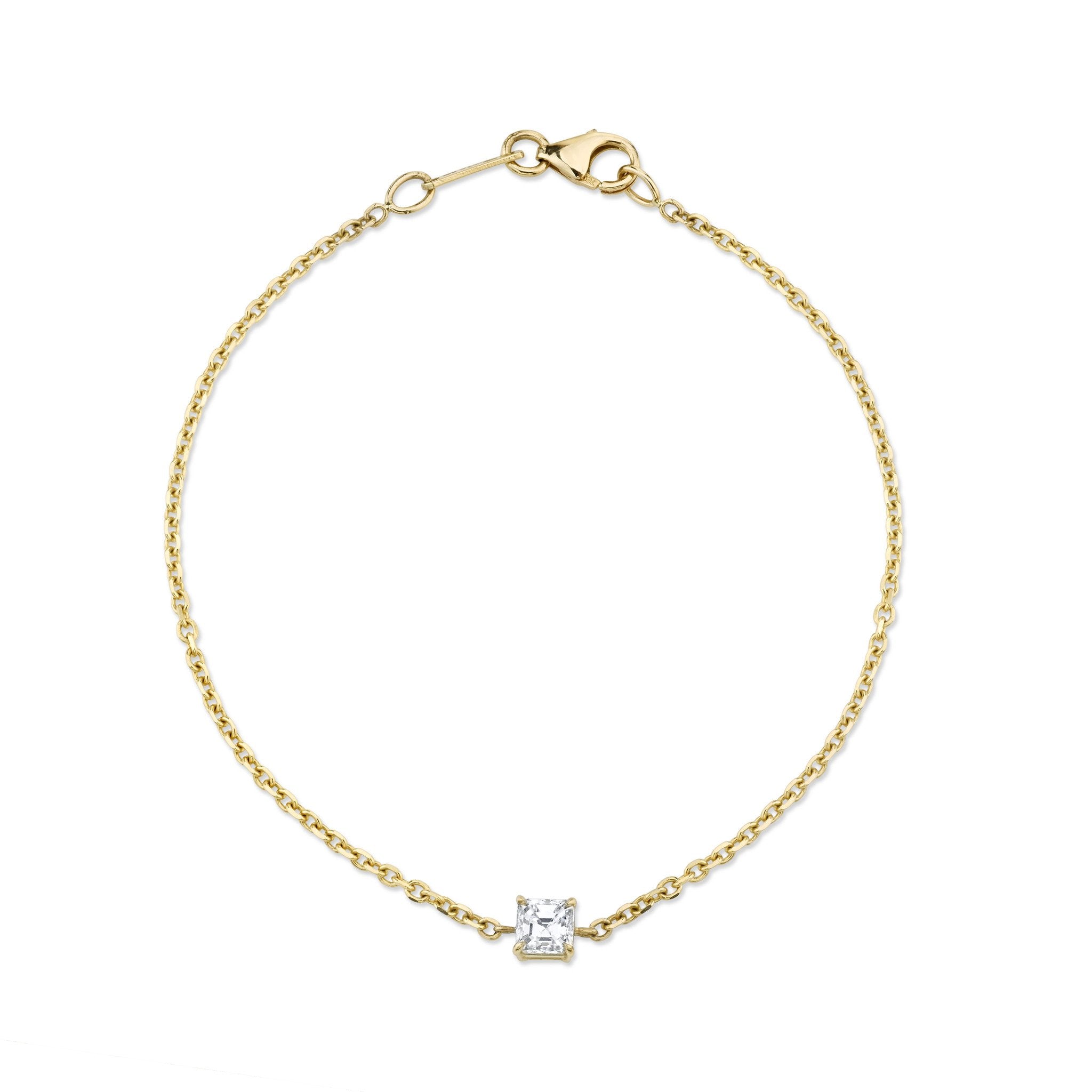 ASSCHER CHAIN BRACELET