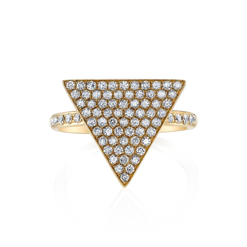 DIAMOND TRIANGLE RING