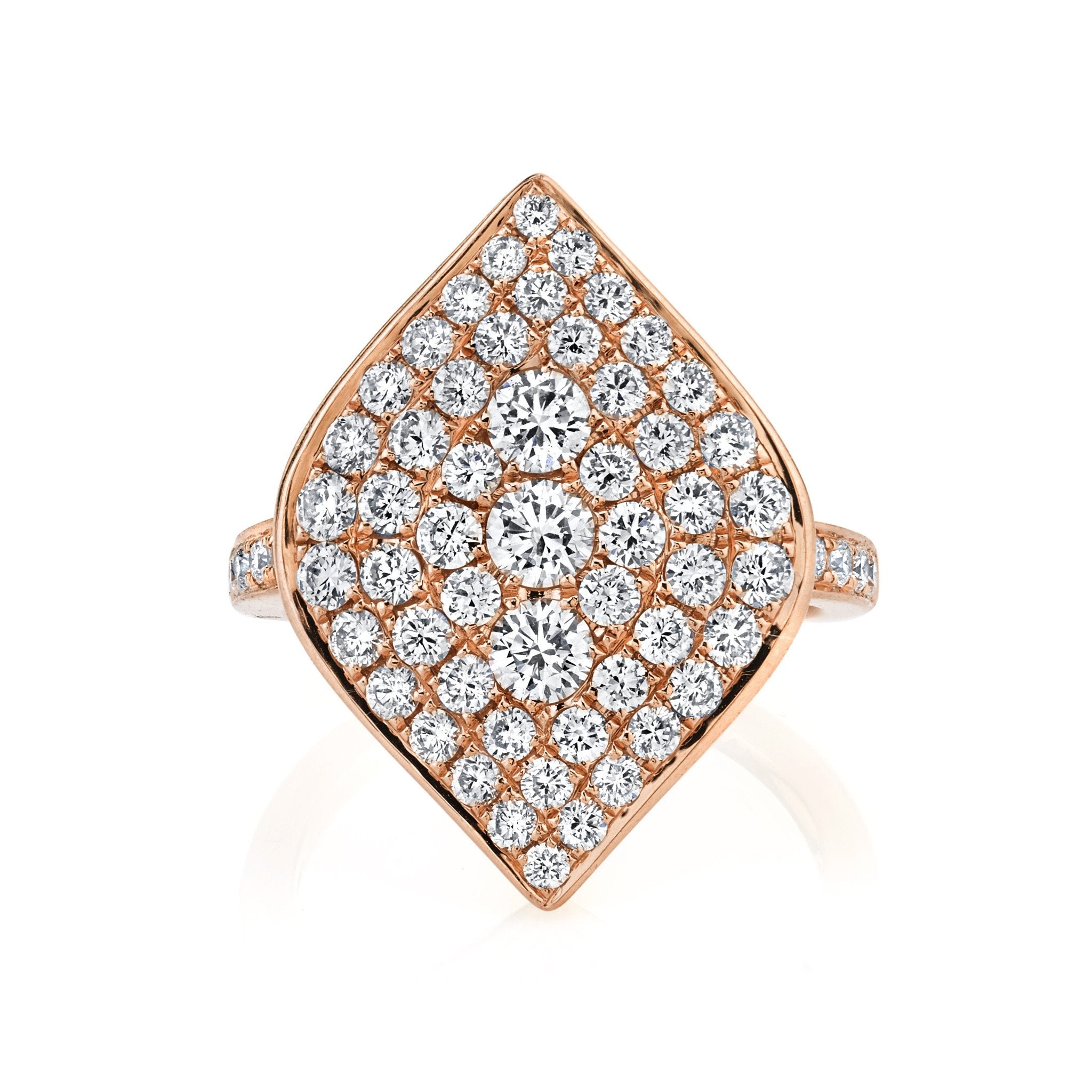 PAVE DIAMOND MARQUISE RING