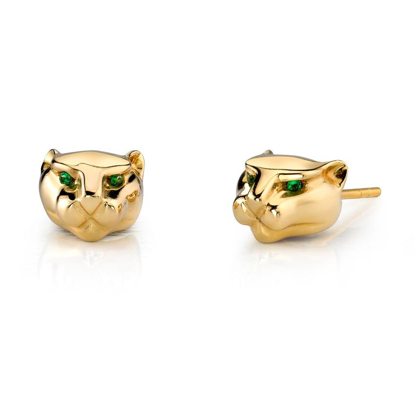 PANTHER STUD EARRINGS 3 PANTHER STUD EARRINGS