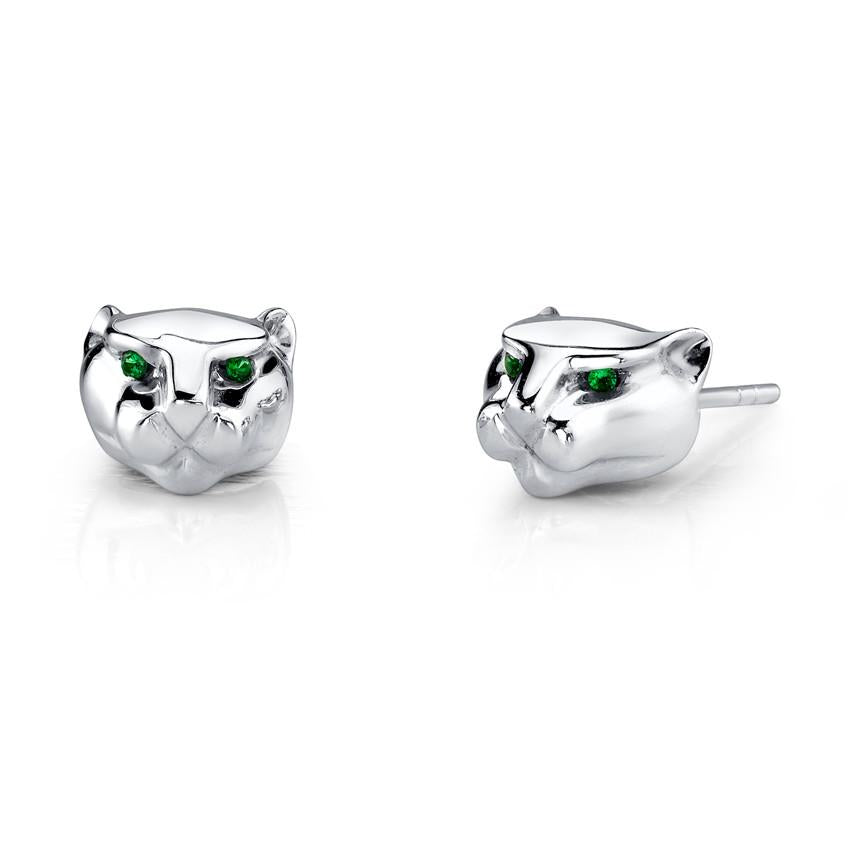 PANTHER STUD EARRINGS 4 PANTHER STUD EARRINGS