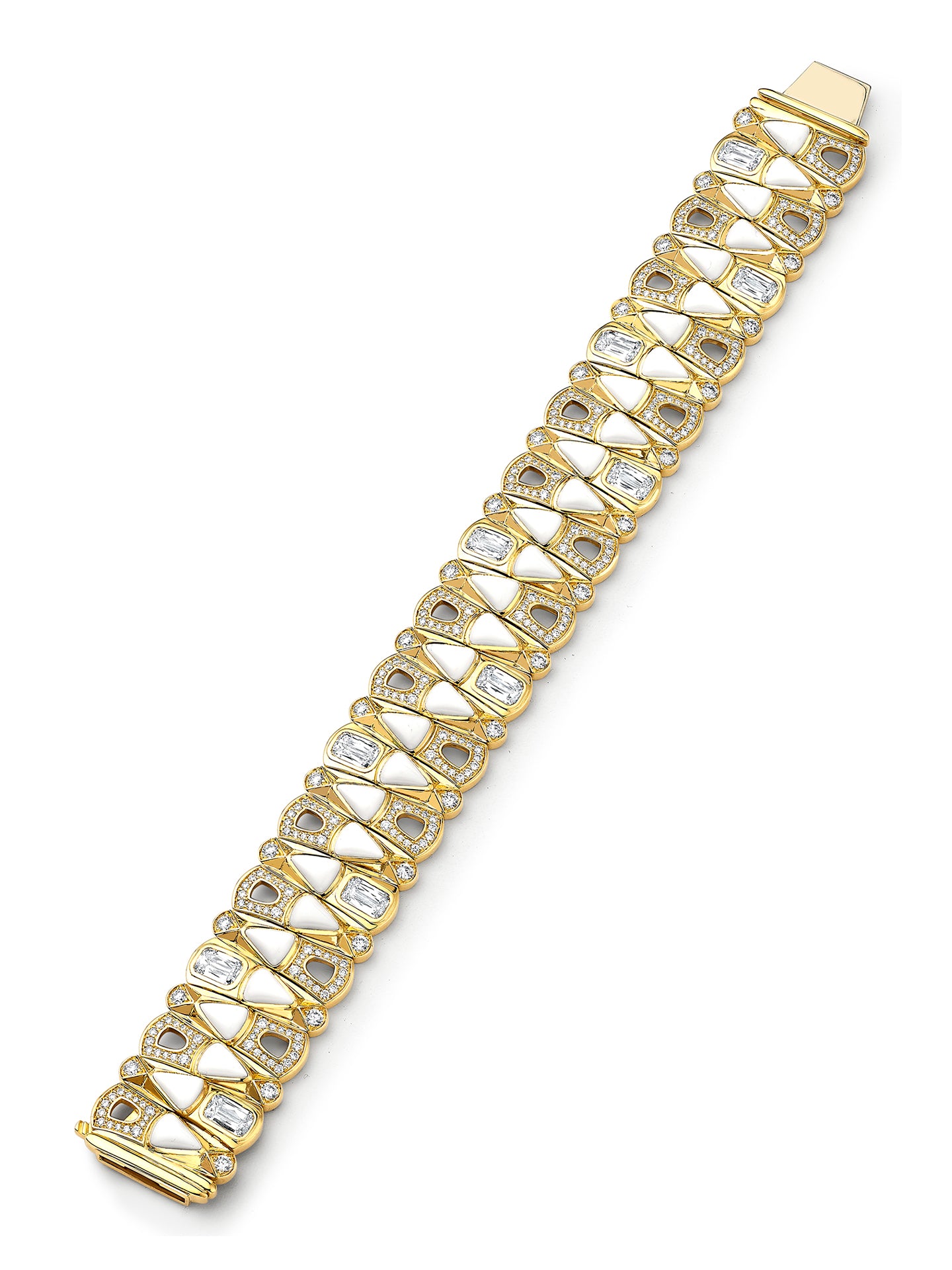 Africa Zambezi Yellow Gold Bracelet