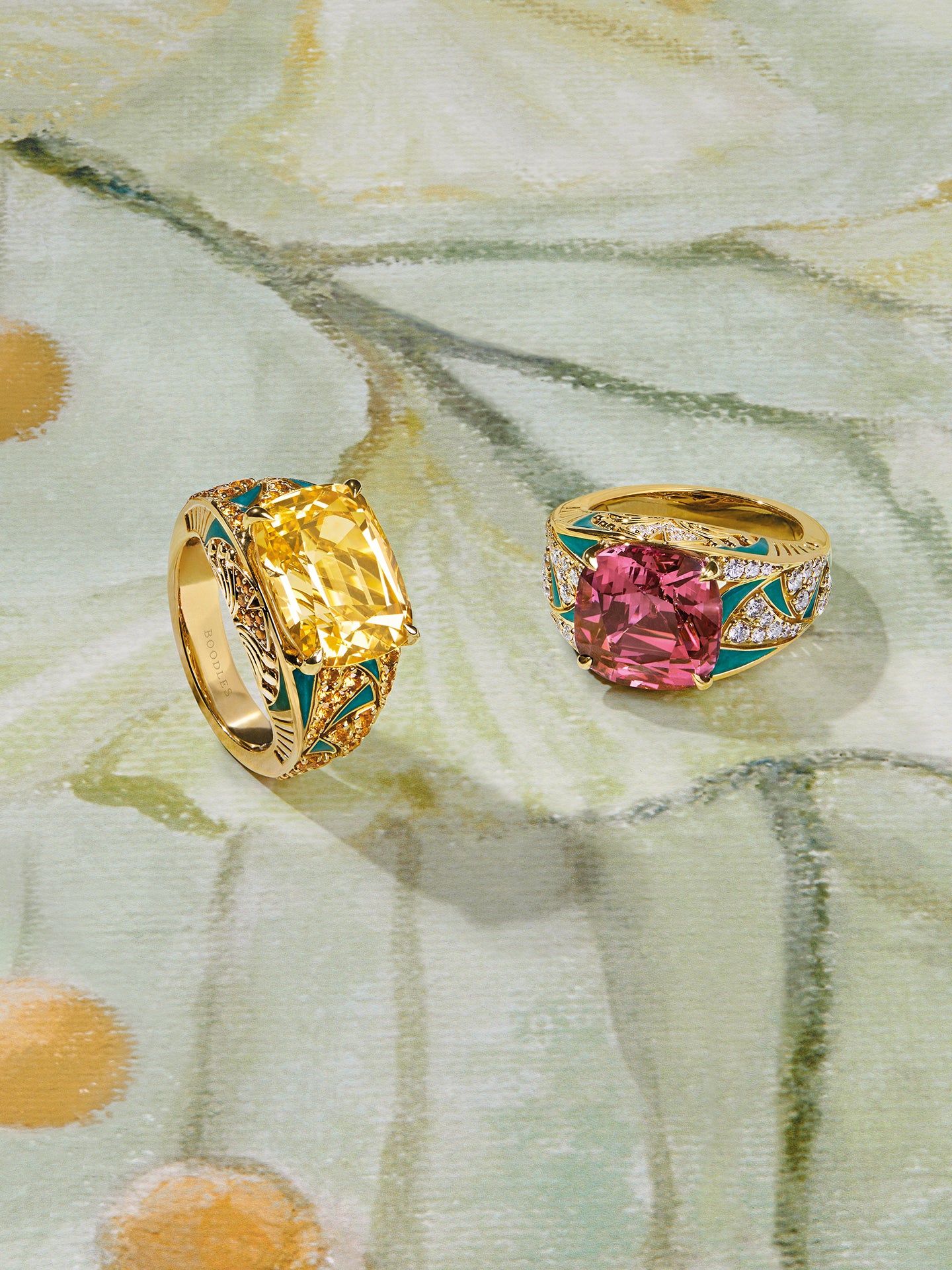 A Family Journey Prague Garnet Yellow Gold Ring 6 A Family Journey Prague Garnet Yellow Gold Ring