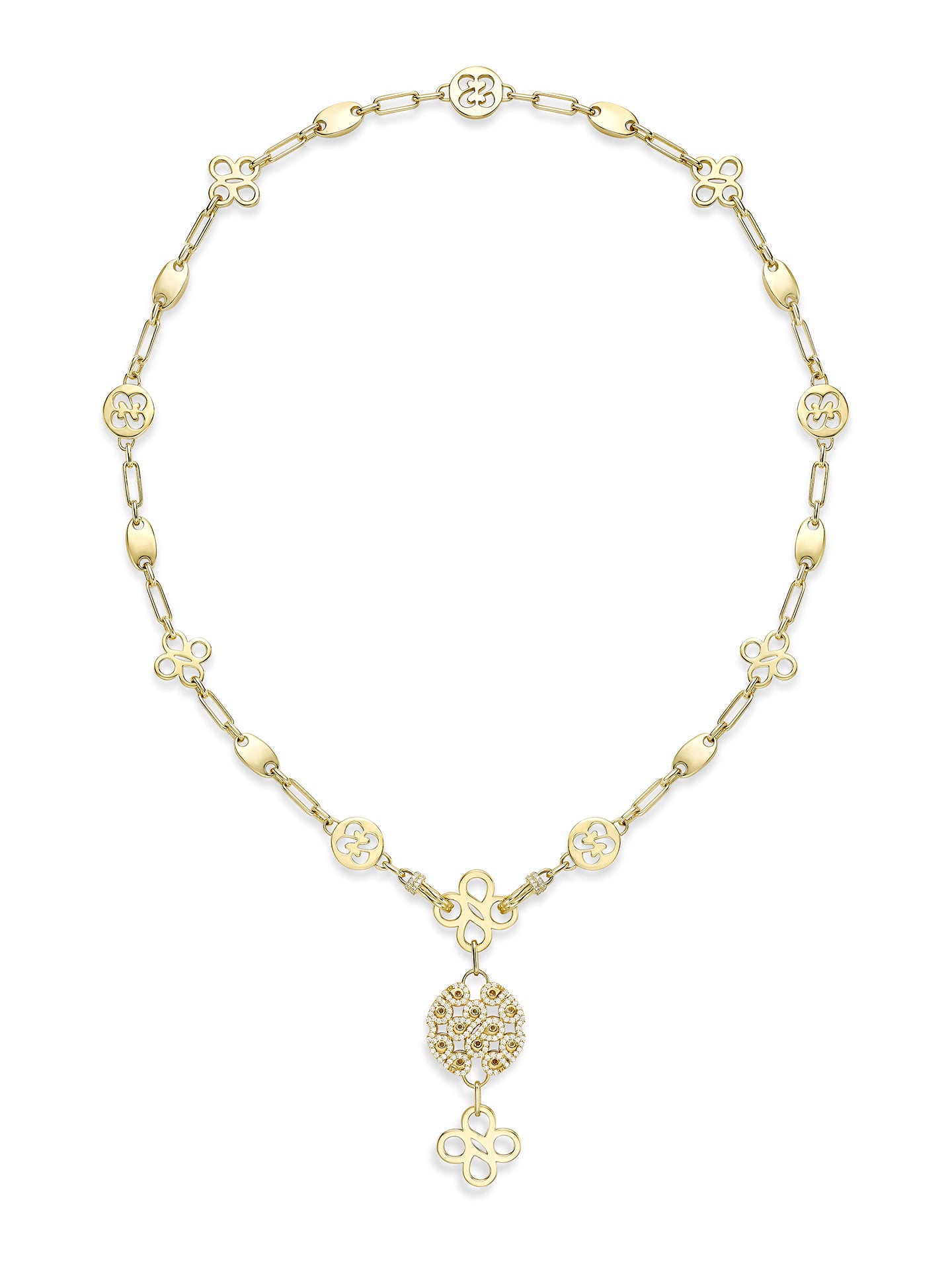 Be Bold Yellow Gold Diamond Necklace