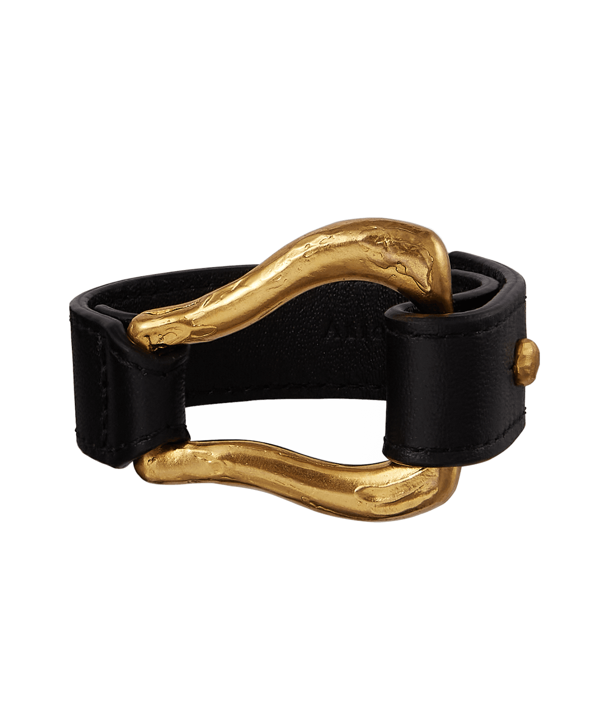 The Link of Wanderlust Leather Cuff
