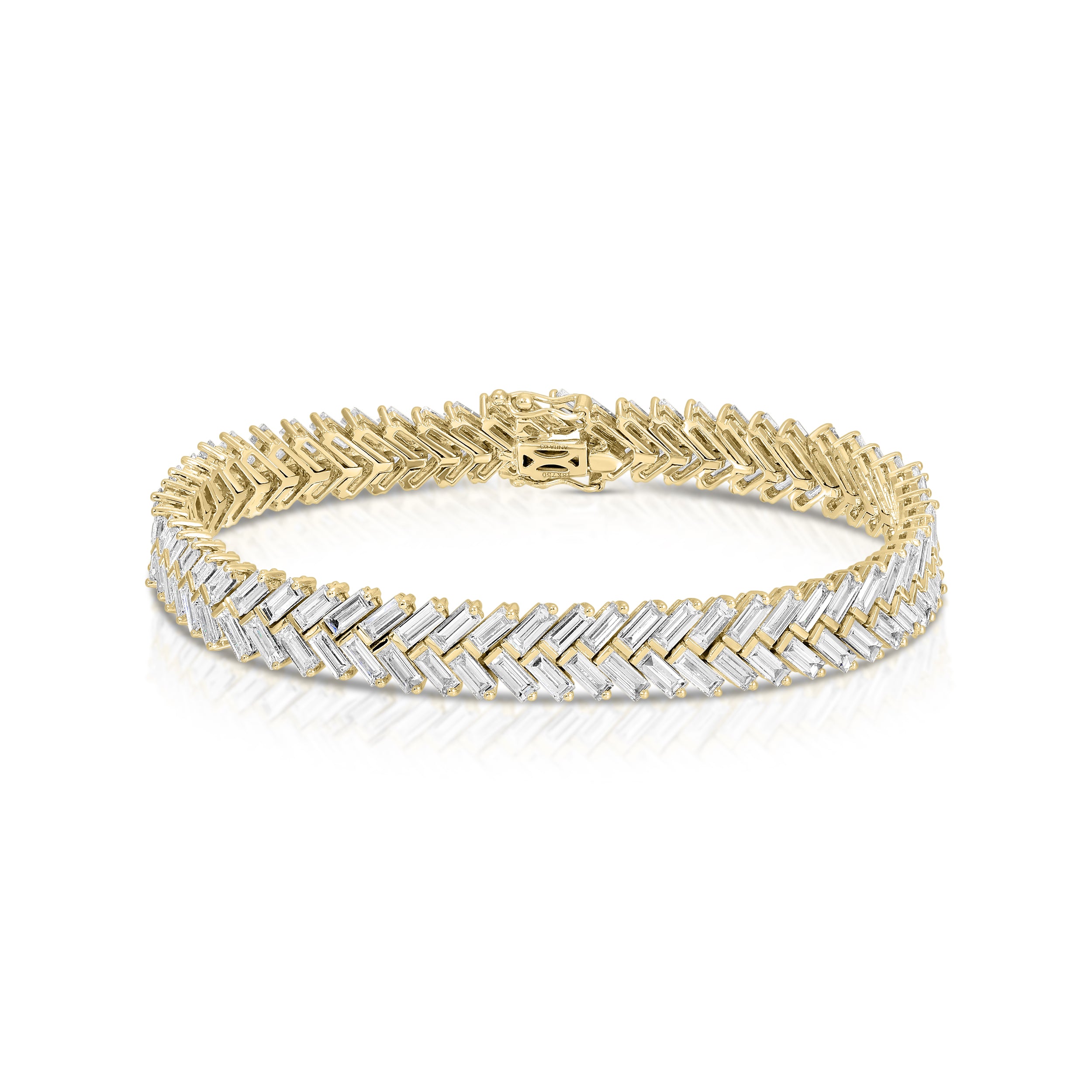 ZIPPER DIAMOND TENNIS BRACELET