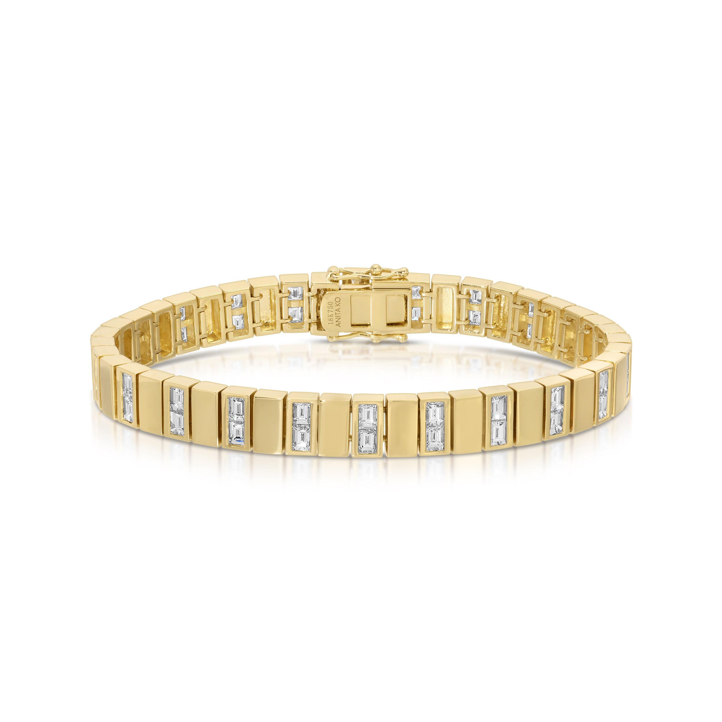 AVERY BAGUETTE DIAMOND BRACELET