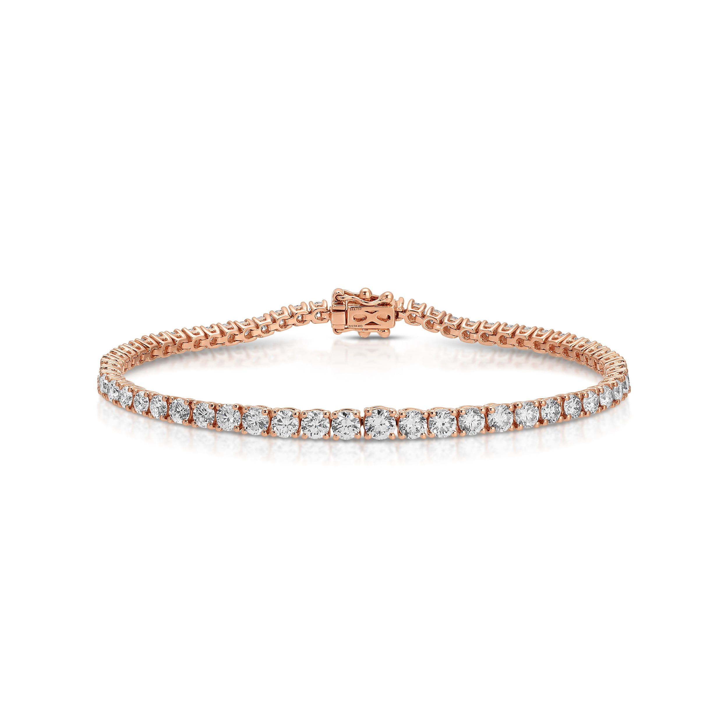 GRADUATED SMALL DIAMOND HEPBURN BRACELET 3 GRADUATED SMALL DIAMOND HEPBURN BRACELET